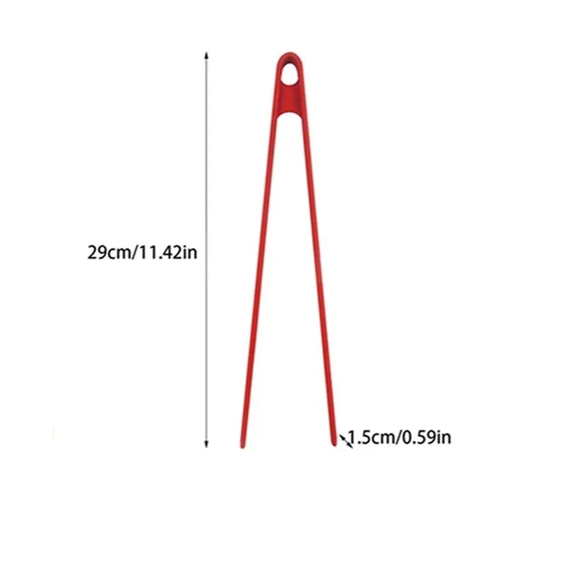 Kitchen Accessories Silicone Food Toast Tongs Trivet Tongs for Kitchen Tongs Non-slip Cooking Clip Clamp BBQ Salad Tools Grill