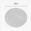 Stainless Steel Round Grill Net BBQ Mat Carbon Furnace Steam Nets Barbecue Rack Round Outdoor Camping Barbecue Rack