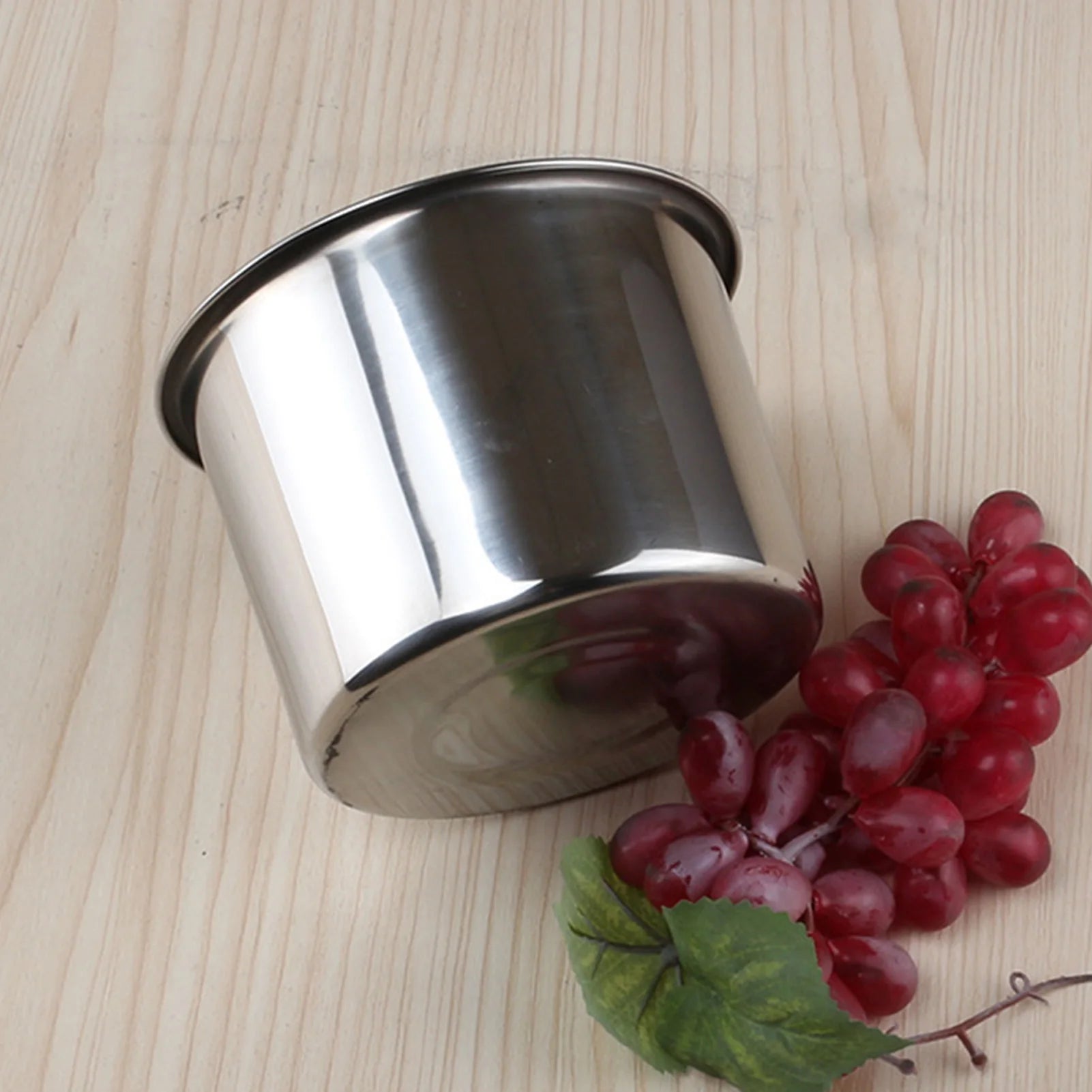 Stew Pot with Lid Non Stick Non Magnetic Stainless Steel Soup Seasoning Container Kitchen Utensil S
