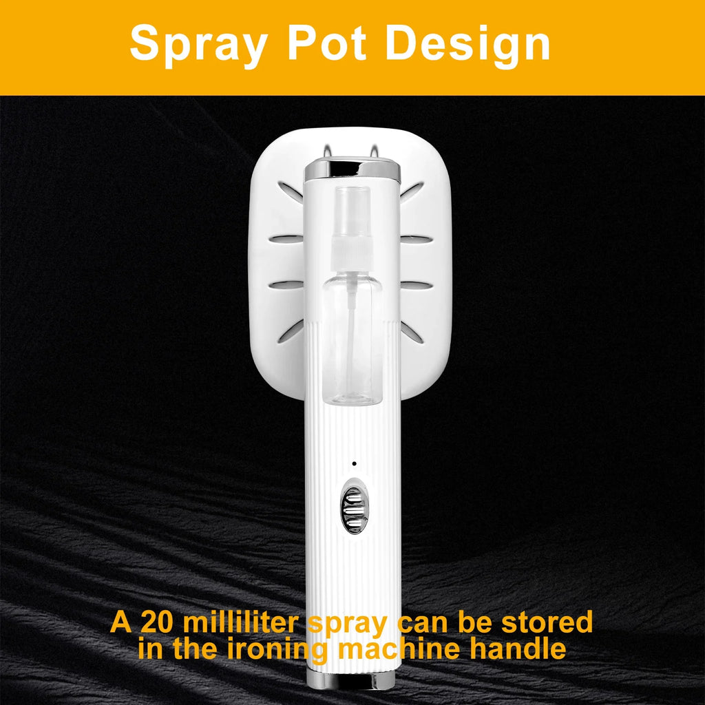 Travel Iron Portable Mini Ironing Machine Garment Steamer Wrinkle Remover Dry and Wet Handheld Steam Iron for Fabric Clothes