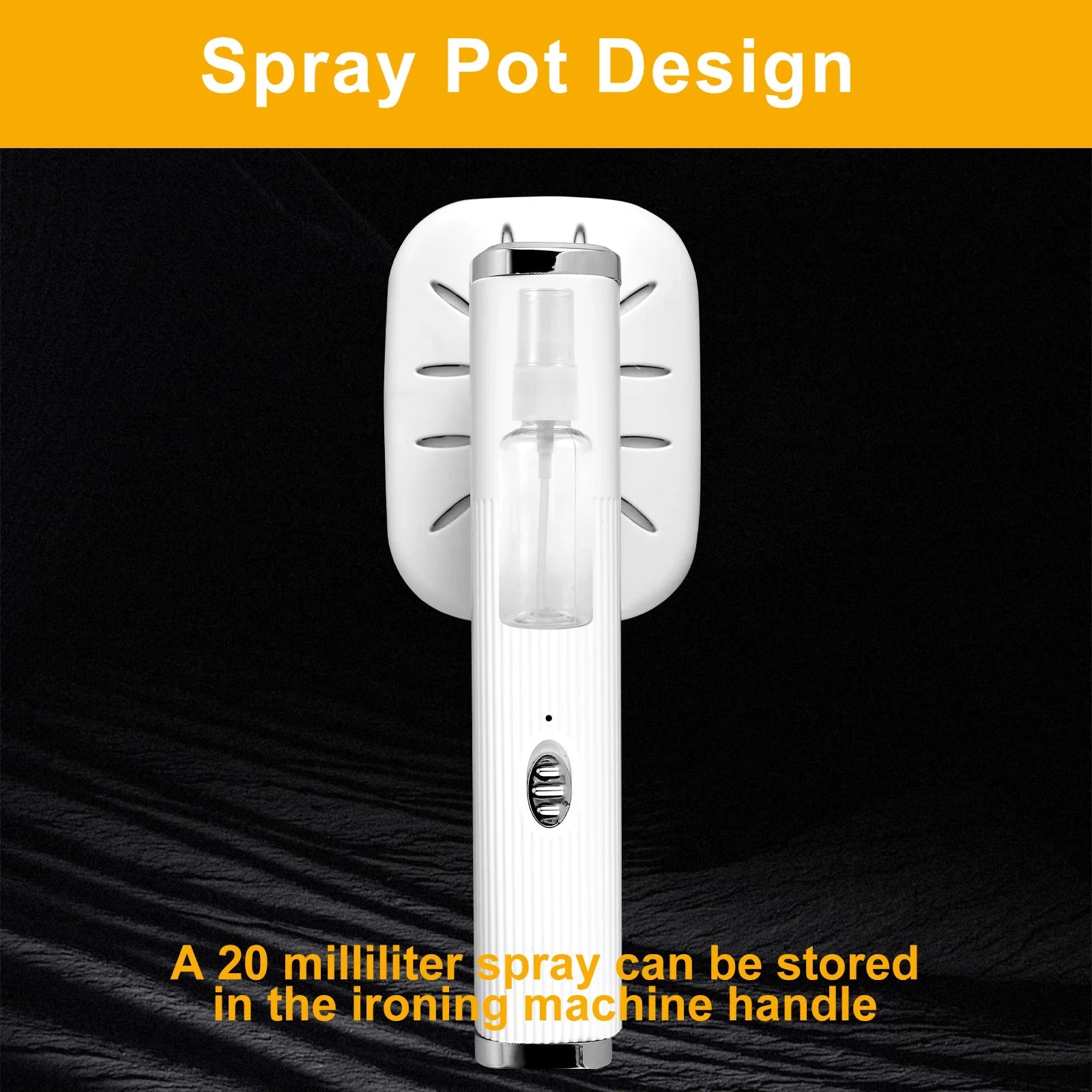 Travel Iron Portable Mini Ironing Machine Garment Steamer Wrinkle Remover Dry and Wet Handheld Steam Iron for Fabric Clothes