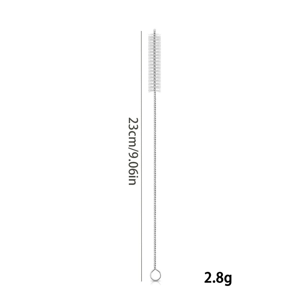 30cm silver straw reusable stainless steel straw Healthy Drinking straw cocktail smoothies