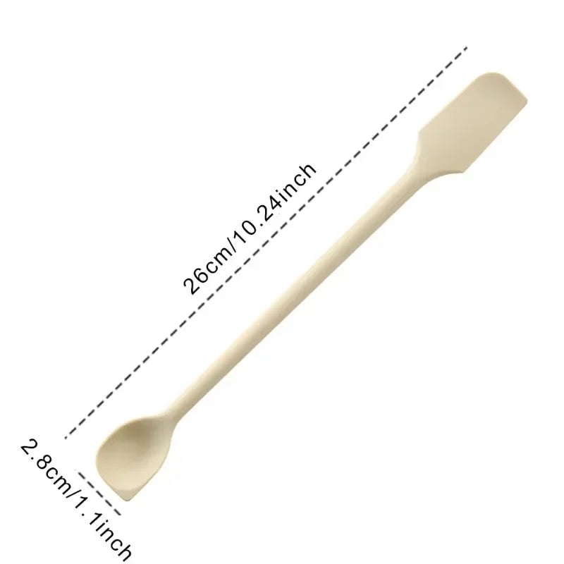 1/4pcs Silicone Double Ended Spatula Jam Cake Spatula Jam Paste Deep Bottle Spatula Baking Supplies