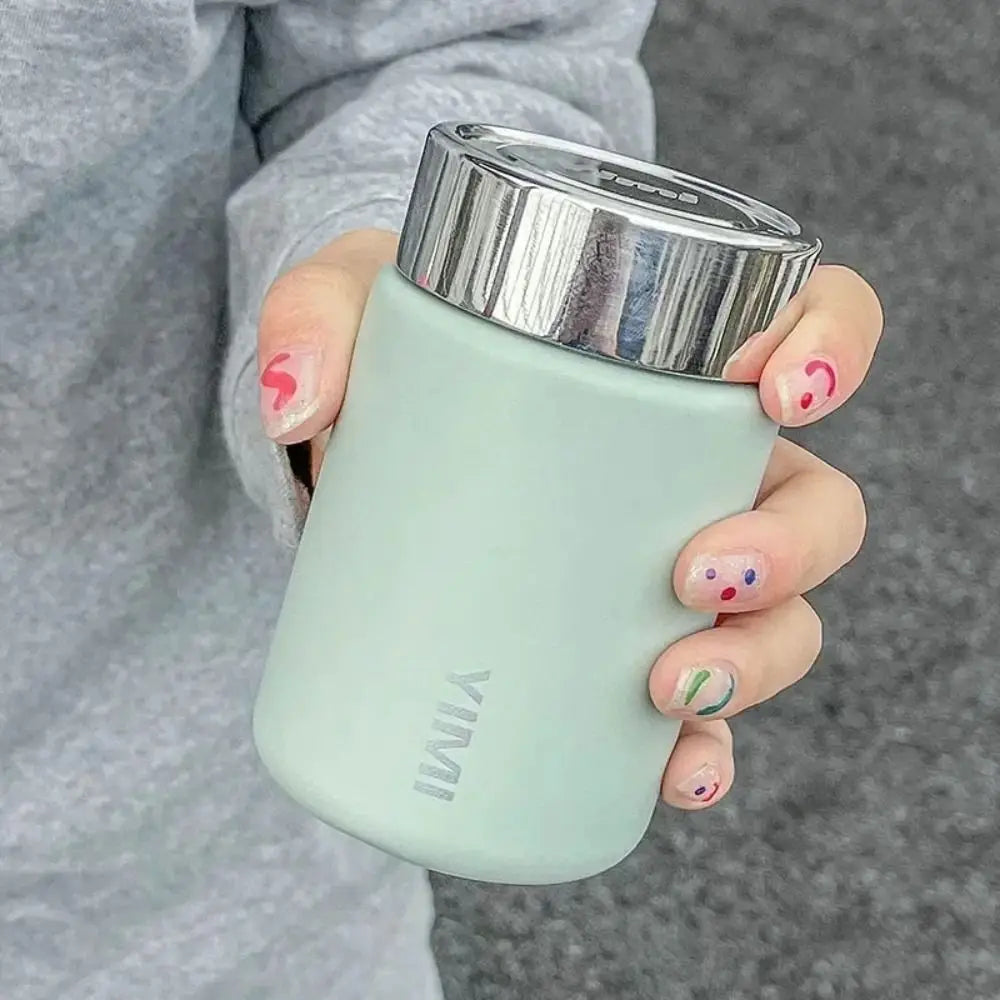 230ml Mini Thermal Cup Fashion Leak-proof Stainless Steel Pocket Flask Lightweight Coffee Mug