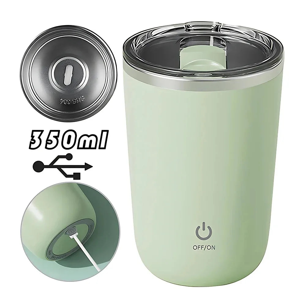 Automatic Stirring Cup Lazy Person's Magnetic Portable Refreshing Coffee Cup with Charging Function Electric Water Cup