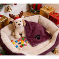 Gift for Host Christmas Dog Bath Towel - Absorbent Dog Towel Cozy Home Stocking Stuffers Quick-Dry Bath Towel for Dogs & Cats