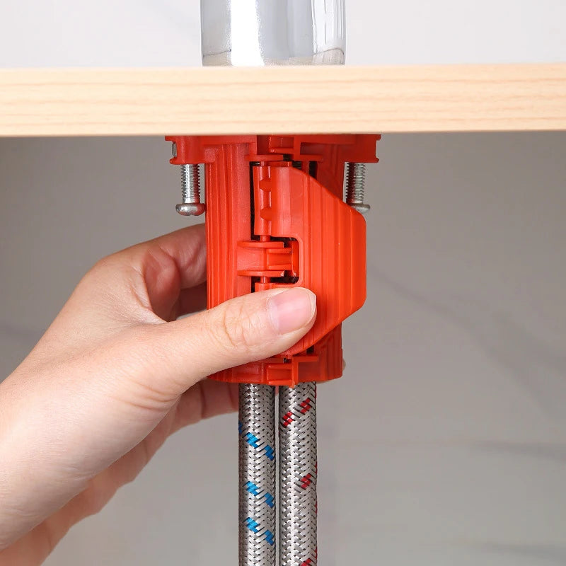 Washing Basin Base Screw Fasteners Kitchen Faucet Quick Installation Fixing Device Anti Loosening Lock Nut