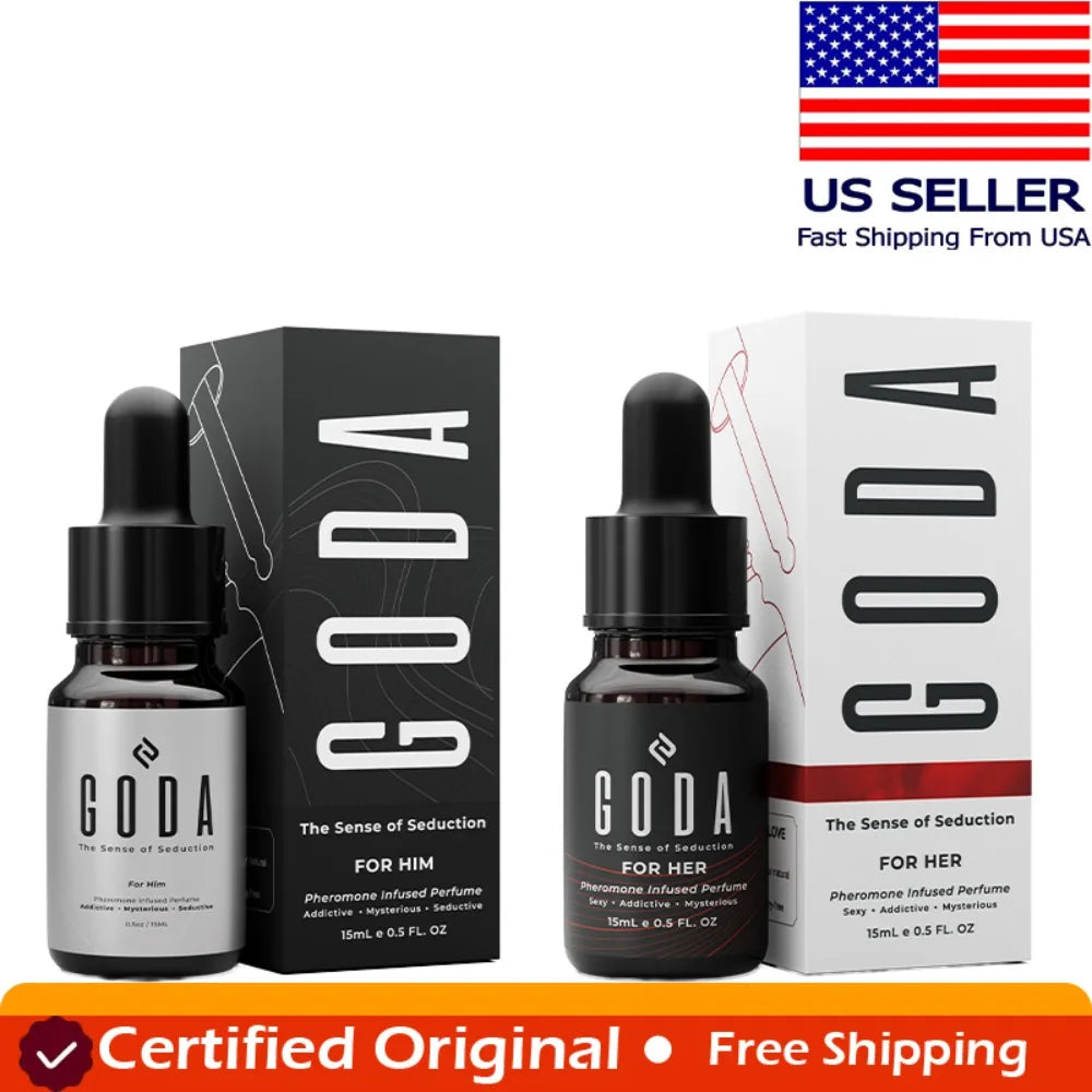GODA Pheromones Perfume for Women The Original Long-Lasting Women's Fragrances with Jasmine and Rose Vegan Cruelty-Free