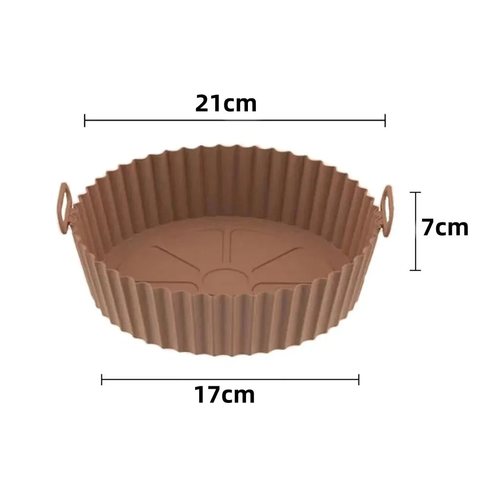 Reusable For Home and Kitchen Silicone Material Kitchens Accessories Air Fryer Paper Oven Airfryer Baking Paper Mat Bakeware Bar