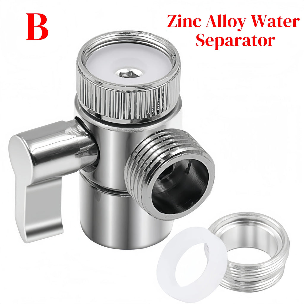 Faucet Switch Adapter Zinc Alloy/Plastic Kitchen Sink Splitter Diverter Valve Water Tap Sprayer Connector Bathroom Accessories