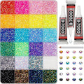 30000Pcs Rhinestones for Bedazzling, 3mm Bedazzler Kit with Flatback Rhinestones for Clothes Crafting Crafts Nails Clothing