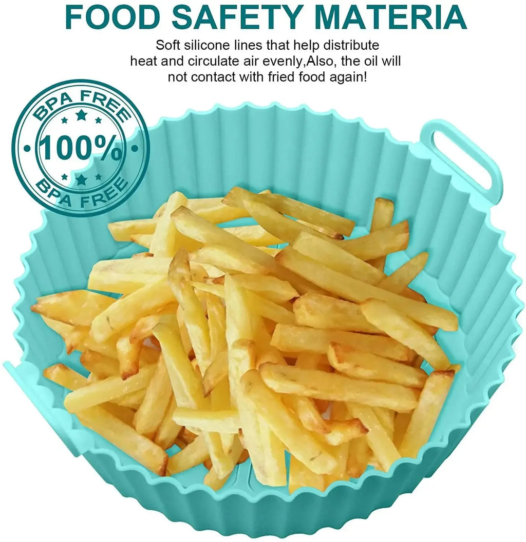 Reusable For Home and Kitchen Silicone Material Kitchens Accessories Air Fryer Paper Oven Airfryer Baking Paper Mat Bakeware Bar