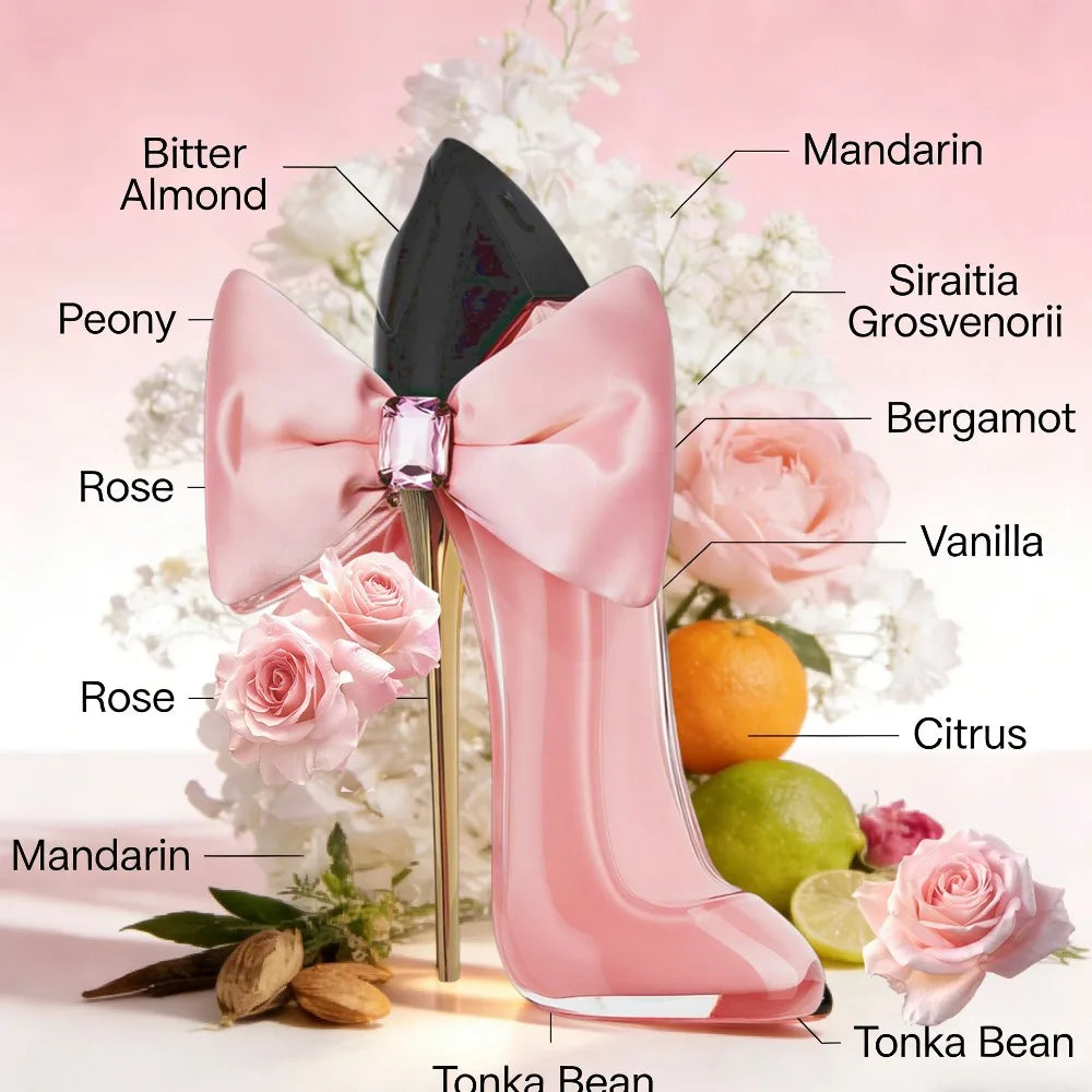 New Caroline Herrera Good Girl Blush EDP 80Ml Bowtastic Limited Edition High Heel Bottle With Pink Bow For Women