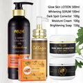AILKE Collagen 5 in 1 Skin Care Kit, Restore Skin Elasticity, Smooth Skin, Brighten, Even Skin Tone, For Face And Body Use Set