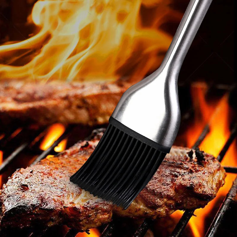 Kitchen Oil Brush Silicone Pastry Brush BBQ Grill Oil Sauce Butter Basting Brush Barbecue Cooking Brush Kitchen BBQ Accessories