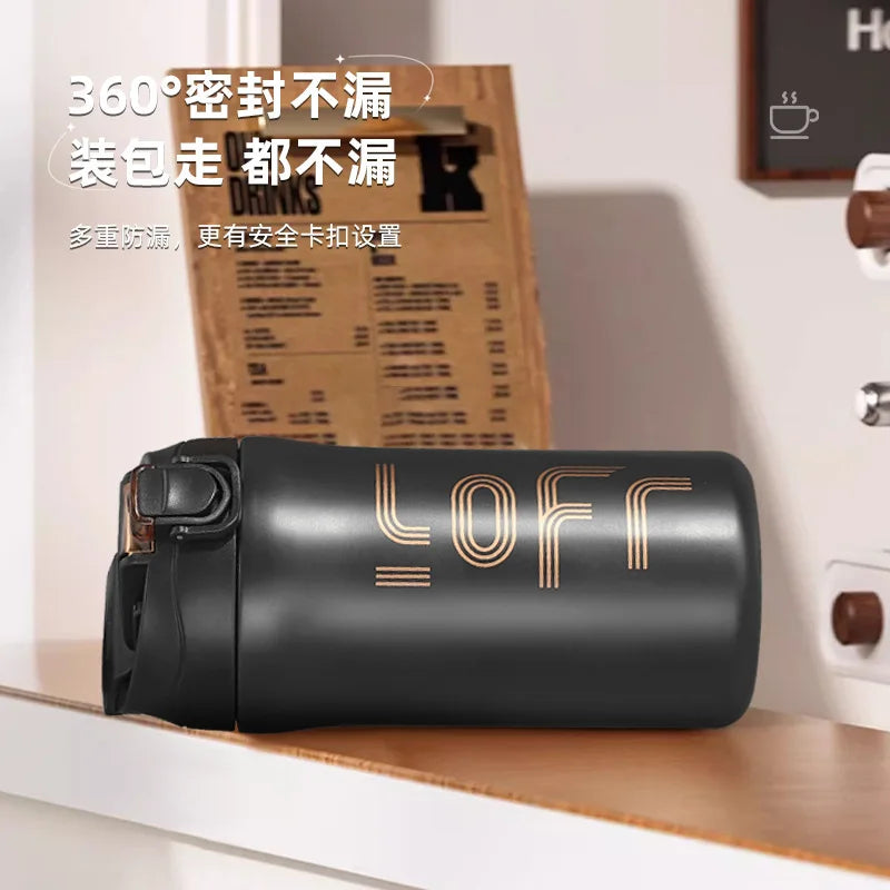 New 316 stainless steel insulated cup - stylish sports coffee cup - large capacity - gift - travel, office, vehicle, outdoor use