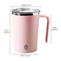 350ml Automatic Stirring Cup Mug ,Electric Coffee  Magnetic Mug,  Milk Mixing Cup,  Lazy Electric Blender Water Tea Bottle