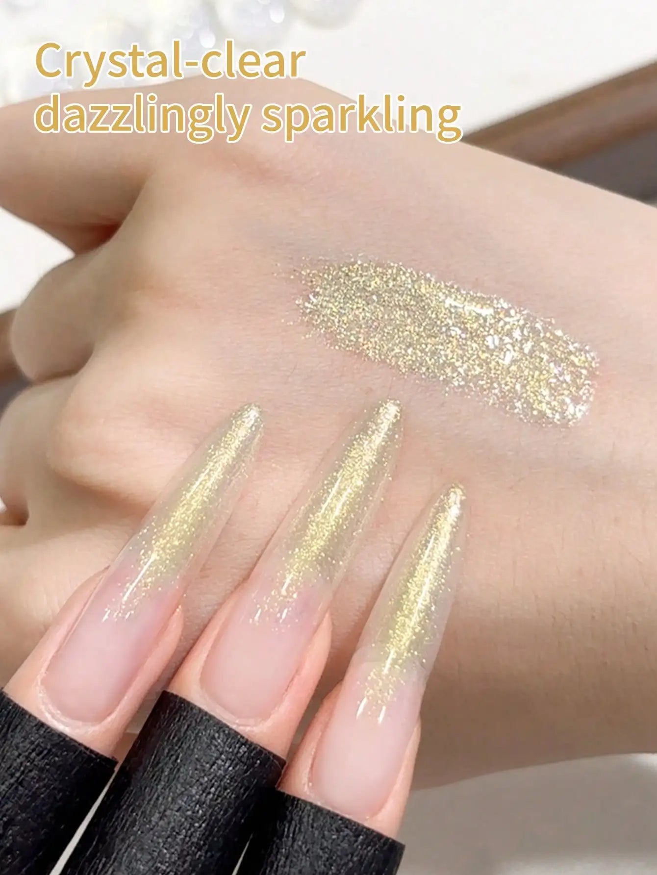 XEIJAYI 1Pc 15ML Huali Fairy Golden Glitter Color Gel Nail Polish Semi Permanent Nail Art Soak UV LED Nail Salon