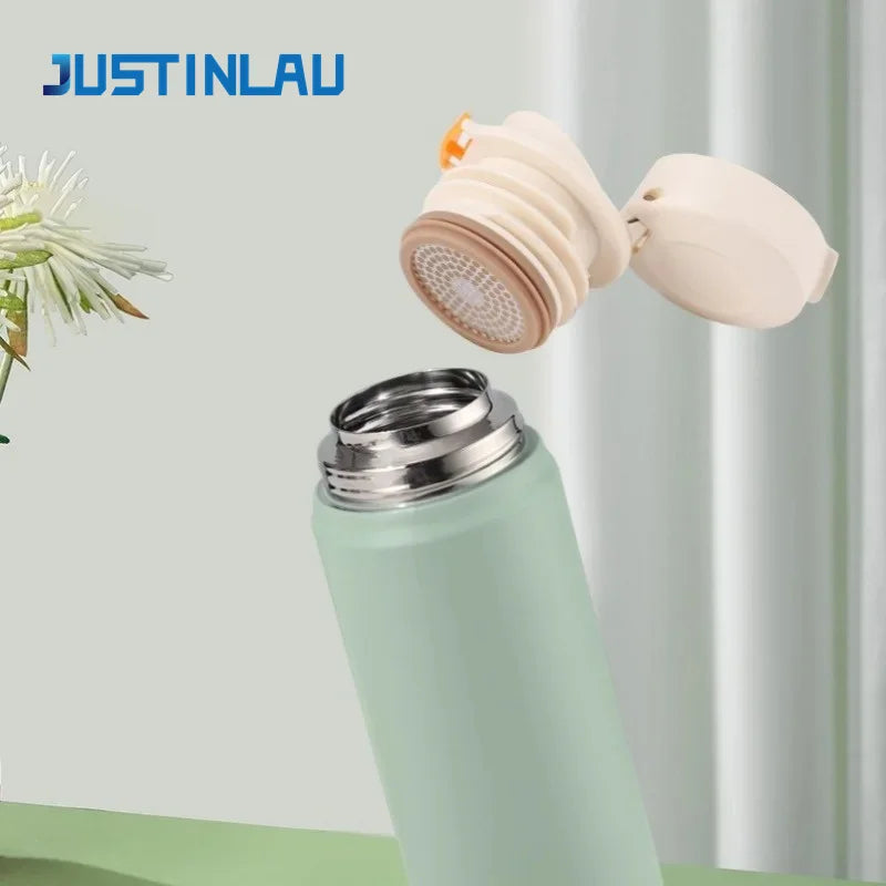 Double-Wall Vacuum Coffee Mug - Leak-Proof Car Cup 600ml