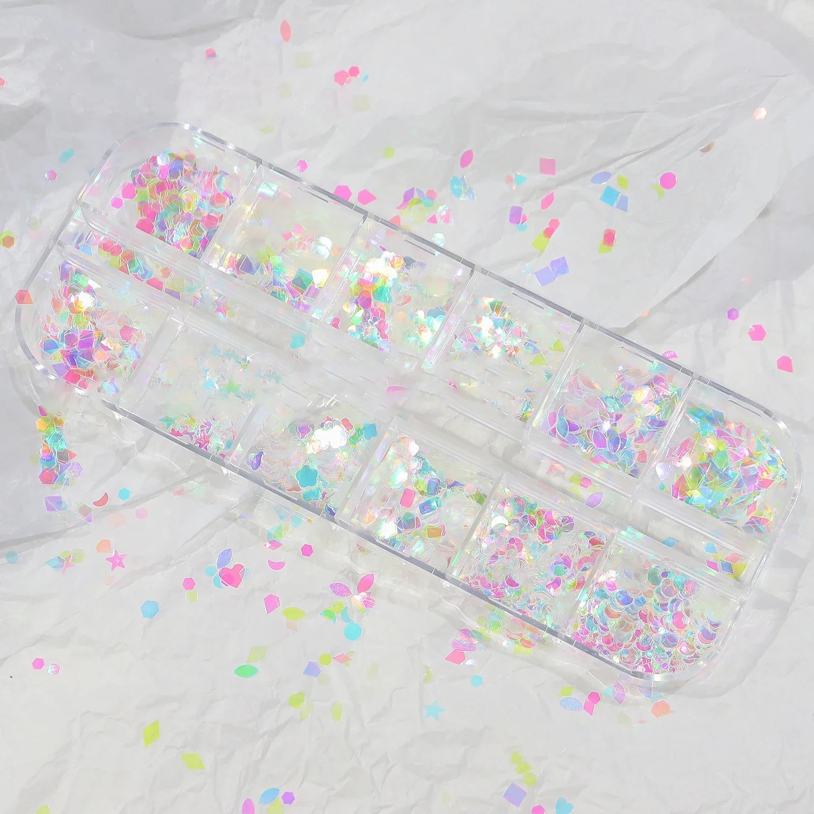 Exquisite Nail Glitter Assortment for Stunning DIY Nail Decorations
