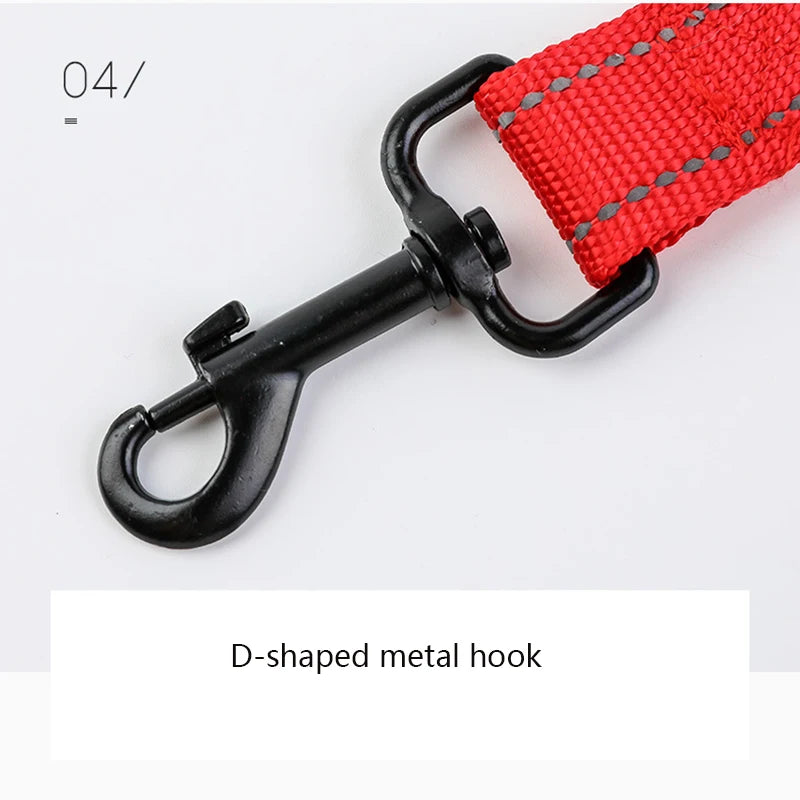 Double Dog Leash,No Tangle 360°Rotation Reflective Adjustable Length Dual Two Dog Lead Splitter,Shock Absorbing Walking Training