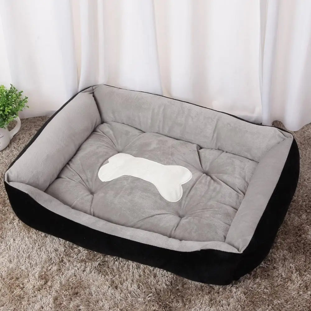 Winter Big Dog Bed Warm Fleece Pet House XXS to XXL for Small Medium Large Dogs Golden Retriever Border Collie Washable Pet Sofa