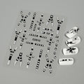 1pcs Gothic Punk Black Line Nail Art Sticker Glitter Black Bandage Design Adhesive Nail Decals DIY Stripes Manicure Accessories