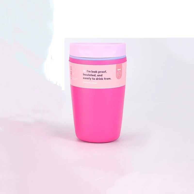 12/20oz Coffee Cup Simple Fashion Stainless Steel Vacuum Cup Men's & Women's Coffee Cup Outdoor Sports Portable Cup Couples Mugs