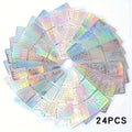 24pcs/ sheet Nail Vinyl Stencils - Easy to Use Nail Decoration Stickers for Salon-Quality Nails