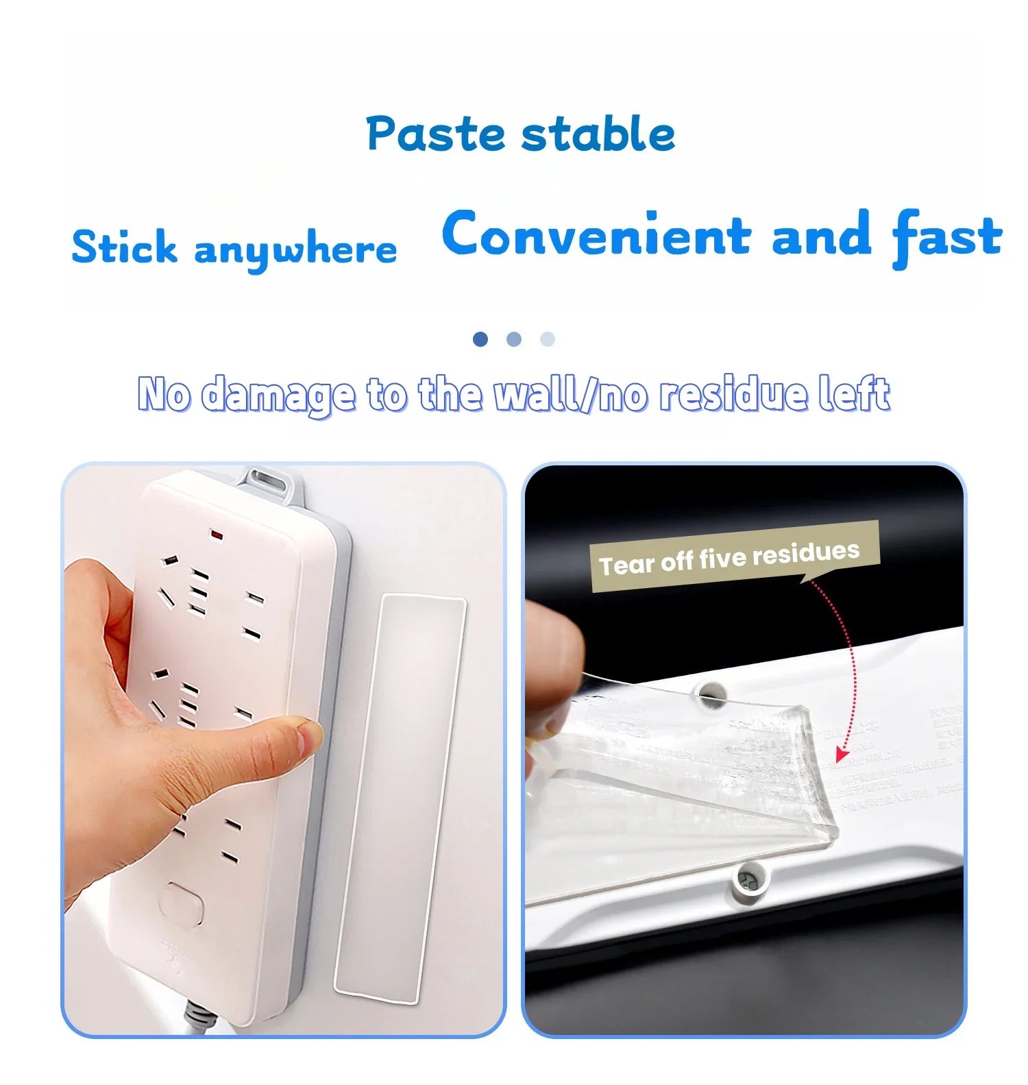 Magic Seamless Double-sided Tape Acrylic Nano Magic Double-sided Tape Waterproof Super Adhesive Tape