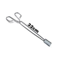 1pc 32cm Stainless Steel BBQ Coal Tongs Sanitation Pick Up Tongs Garbage Tongs Home Kitchen Tools Accessories