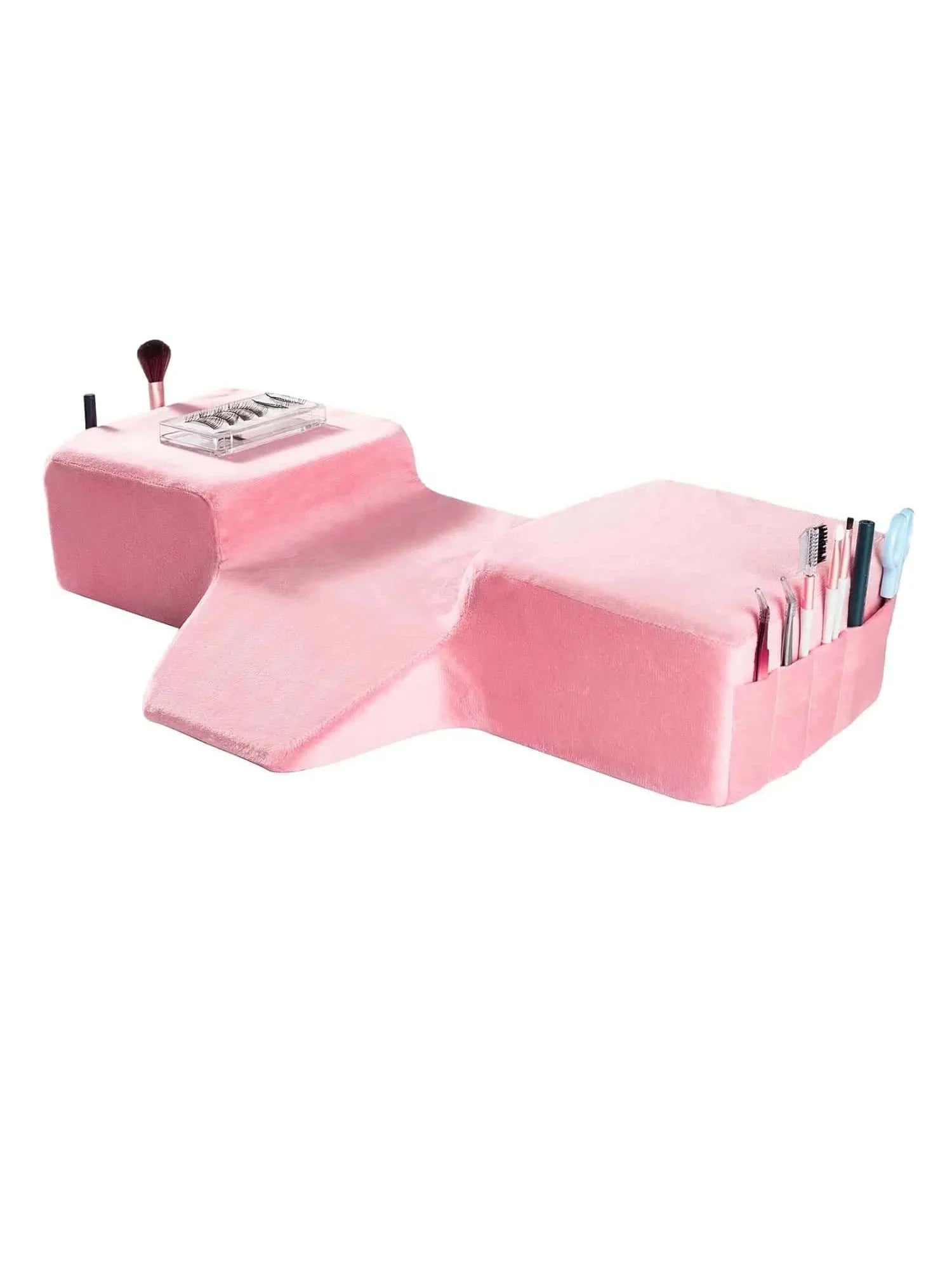 Lash Pillow for Eyelash Extension Memory Foam Ergonomic Curve Improve Cervical Soft Salon Pillows Makeup Lash Extension Supplies
