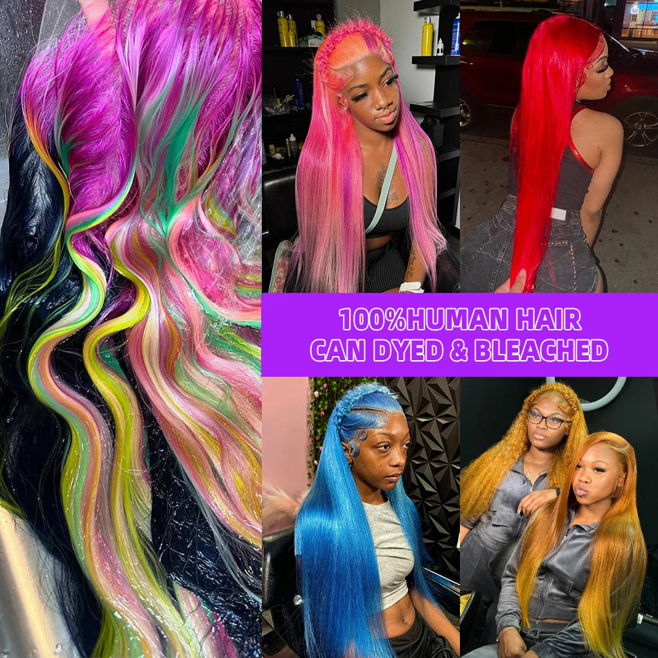 Pretty Diary 613 13x6 HD Lace Frontal Wig Brazilian Colored Honey Blonde Bone Straight Lace Front Human Hair Wigs High Density