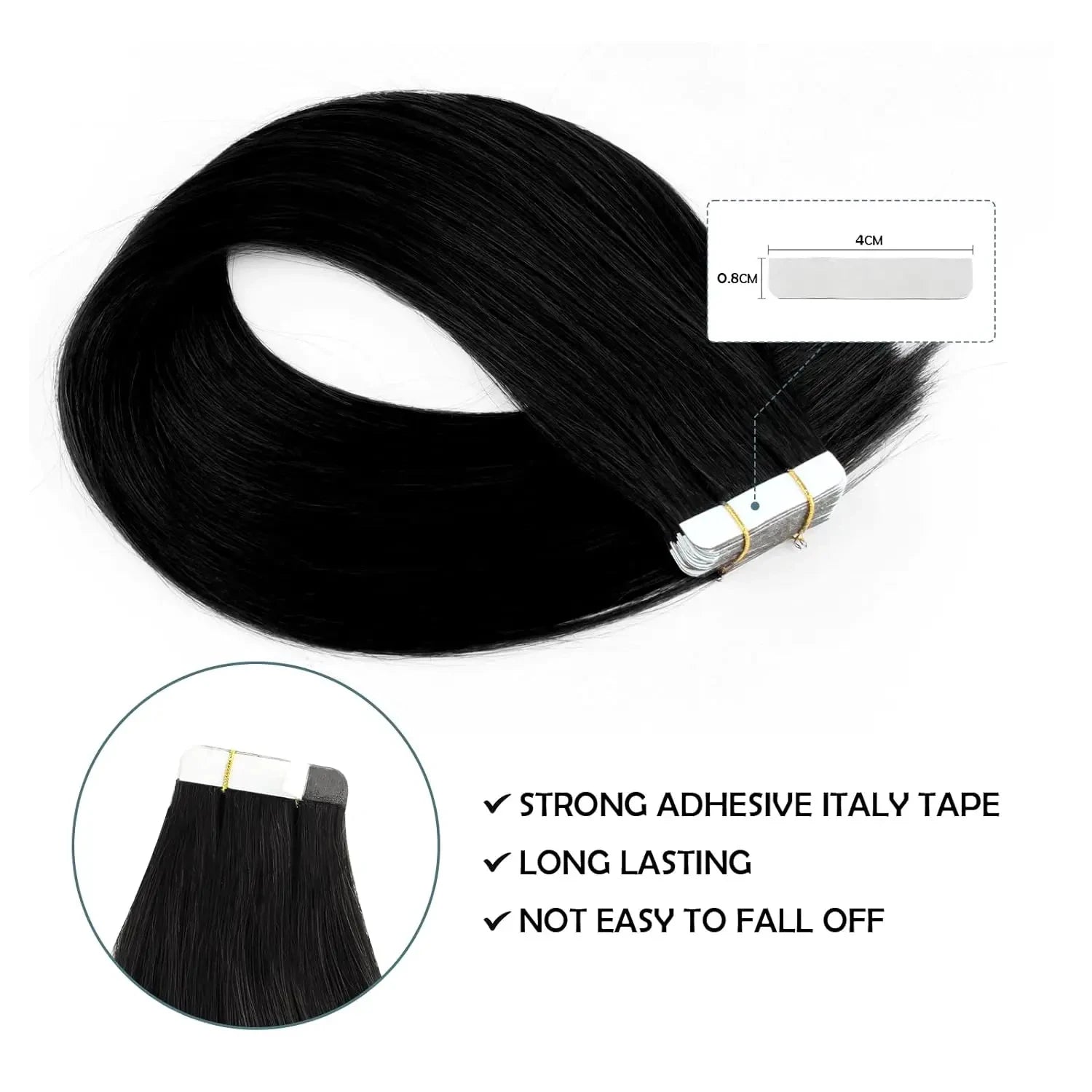 Straight Tape In Hair Extensions Skin Weft Brazilian Hair 100% Remy Human Hair Extensions 20 40 60 Pcs Per Pack Natural Color