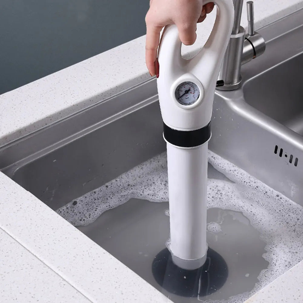 Drain Clog Remover Tool Manual Powerful Pneumatic Dredge Equipment Drain Unblocker for Kitchen Sink Toilet Bathroom Clogged Pipe