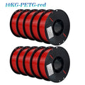 10KG PLA Filament PETG 3d Filament 1.75mm For 3D Printer Filament 10rolls/set Mixed colors and materials FDM Printing Fast Ship