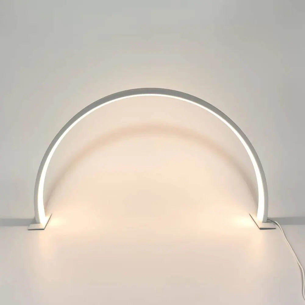LED Half Moon Light for Nail 39CM Table Lamp U-Shaped Fill Light Specific Desk Work Lighting for Salon Tattoos Eyebrows Beauty