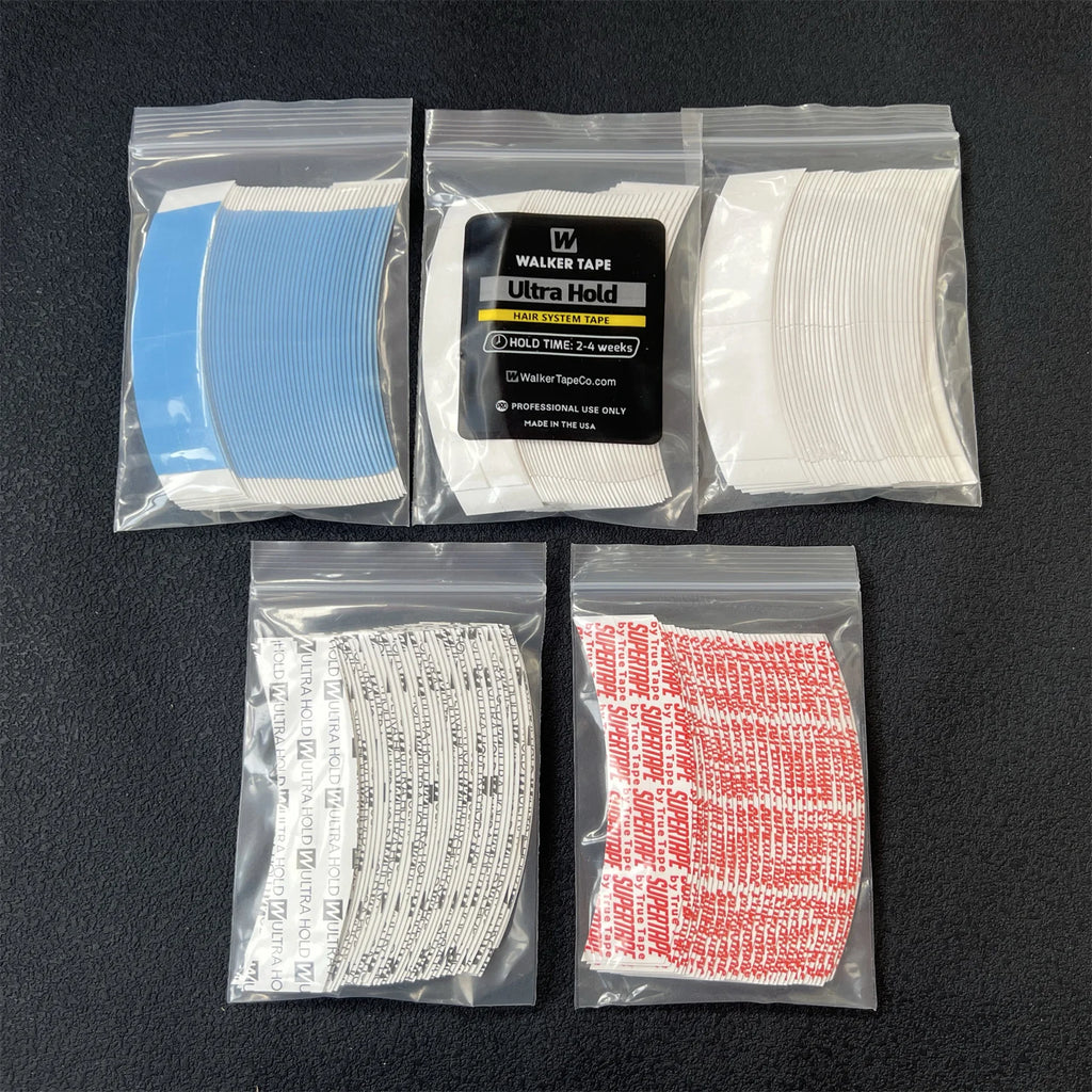 Walker Ultra Hold Curved Hair System Tape 36pcs Super Adhesive Strips Tape For Extension/Toupee/ Lace Wig/Closure