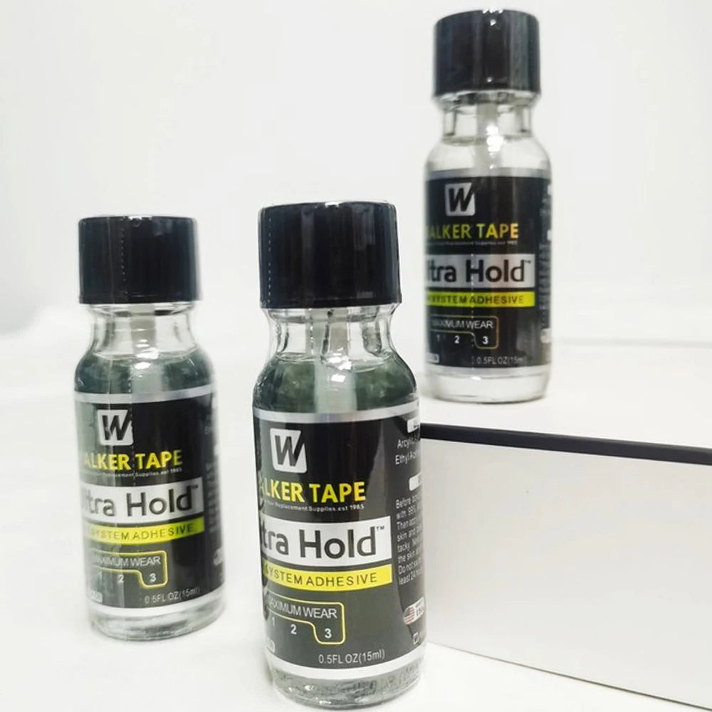 Ultra Hold Wig Glue Waterproof Hair Glue For Lace Wig/Toupee/Closure Invisible Hair System Adhesive With Brush+Lace Remover
