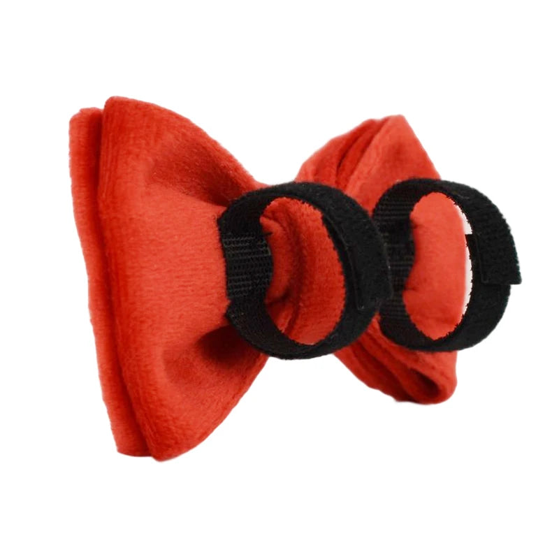 Personalized Collar for Cat Kitten Collar Velvet  Puppy Small Dogs Collars Customized Engraving Name Cat Necklace with Bell Bow