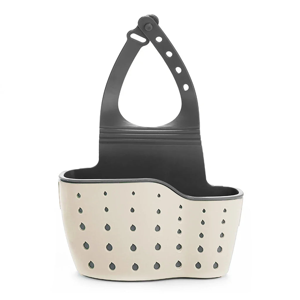 Kitchen Sink Holder Hanging Drain Basket Adjustable Soap Sponge Shelf Organizer Bathroom Faucet Holder Rack Kitchen Accessories
