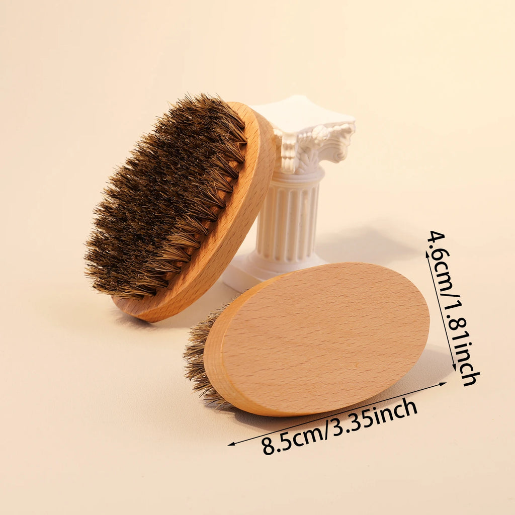 2pc Bristle Hairbrush,Detangling Smoothing, Enhance Shine,Portable for Thick&Thin&Curly&Dry Hair，Special for real hair wigs