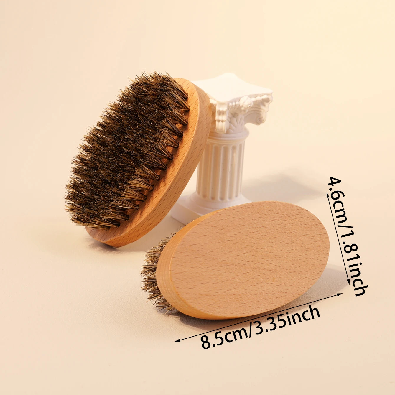 2pc Bristle Hairbrush,Detangling Smoothing, Enhance Shine,Portable for Thick&Thin&Curly&Dry Hair，Special for real hair wigs