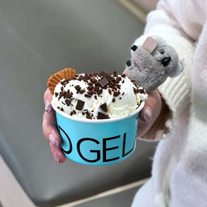 Customized ice cream cups, paper bowls, paper cups, printed logos