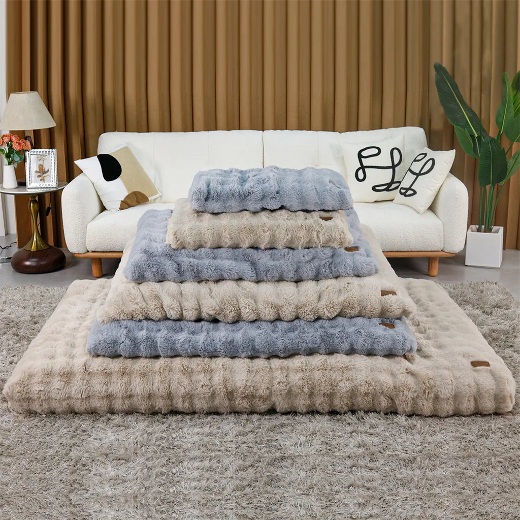 BINGOPAW Ultra-soft Dog Bed Pet Cozy Sleep Bed Cat Calming Bed Cushion Cover With Removable Cover Machine Washable