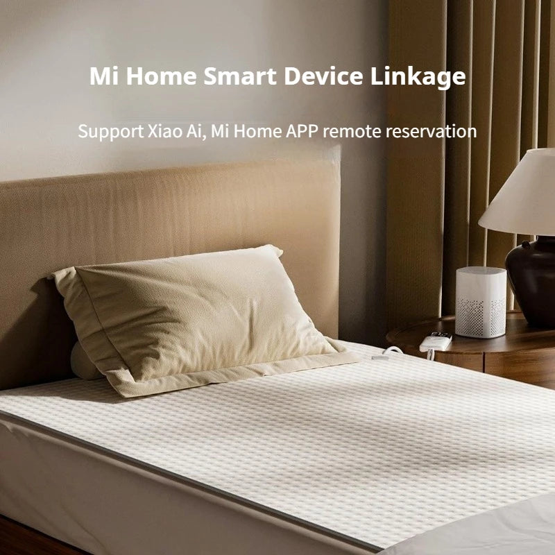 Mijia Electric Heating Blanket Single Version 1.8x0.8m Heated Mattress Pad Winter Heating Blanket for Home Bed Suppies