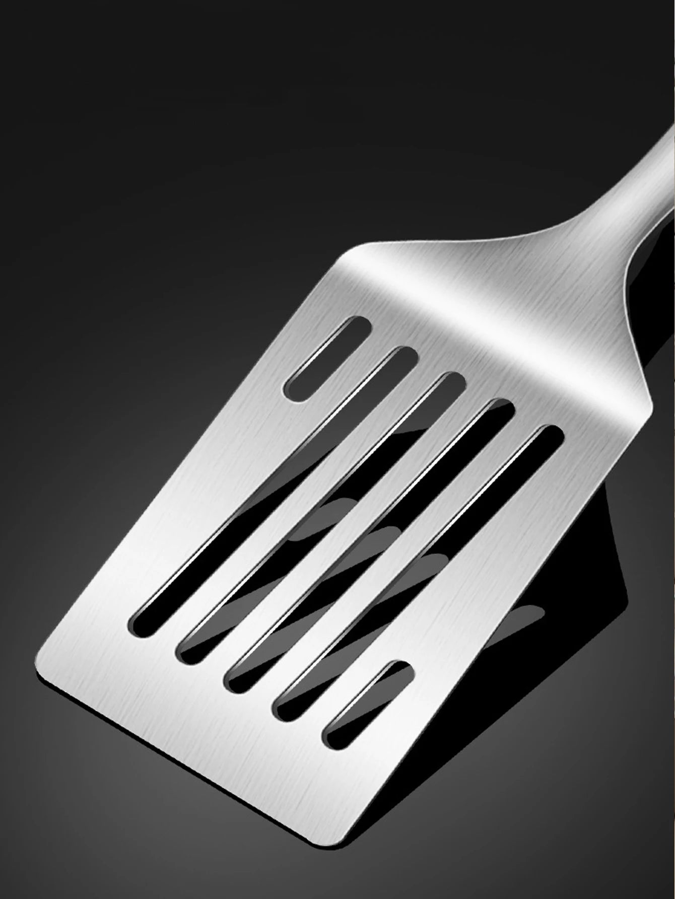 2pc/1pc Small Stainless Steel Spatula, Grill Turner Spatula, Grill Turner,thickening Small Frying Shovel, Mental Cooking Shovel