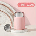230ML Mini Pocket Thermal Cup Vacuum Tumbler with Strainer 316 Stainless Steel Insulation Water Bottle Portable Cup for Travel