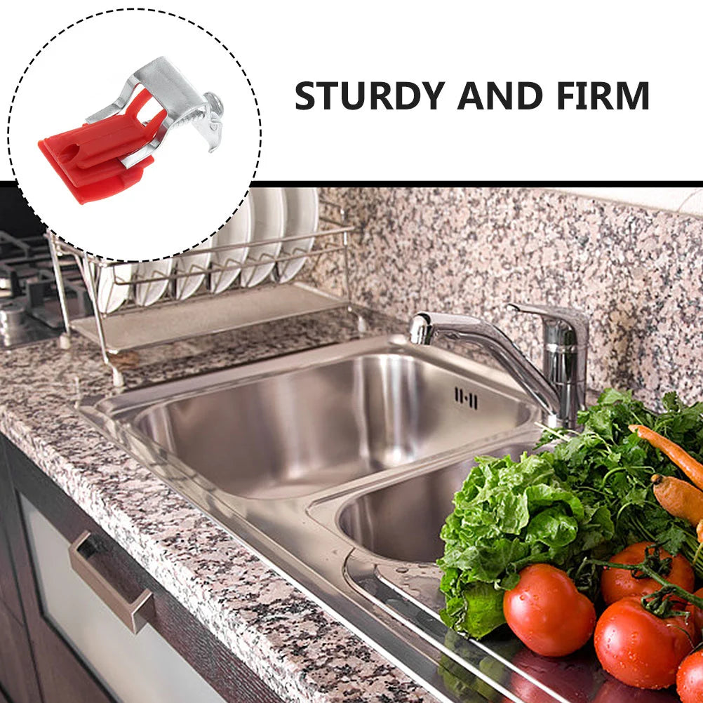 4pcs Undermount Sink Mounting Clamps Sink Clips Sink Support Clamps Kitchen Sink Mounting Tools Non-punching Sink Fixed Clips