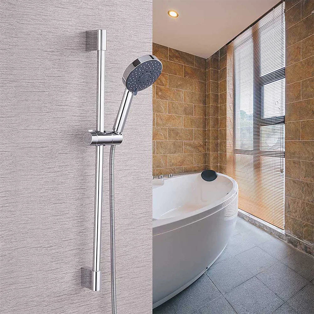 Universal 18-25mm Hand Shower Rail Slider Clamp Shower Slide Rail Bar Holder Adjustable Shower Head Holder Bathroom Accessories